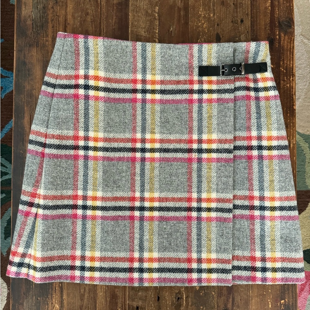 Boden British🇬🇧Tweed by Moon Tartan skirt